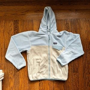 Patagonia Girls Micro D Zip fleece hoodie XL